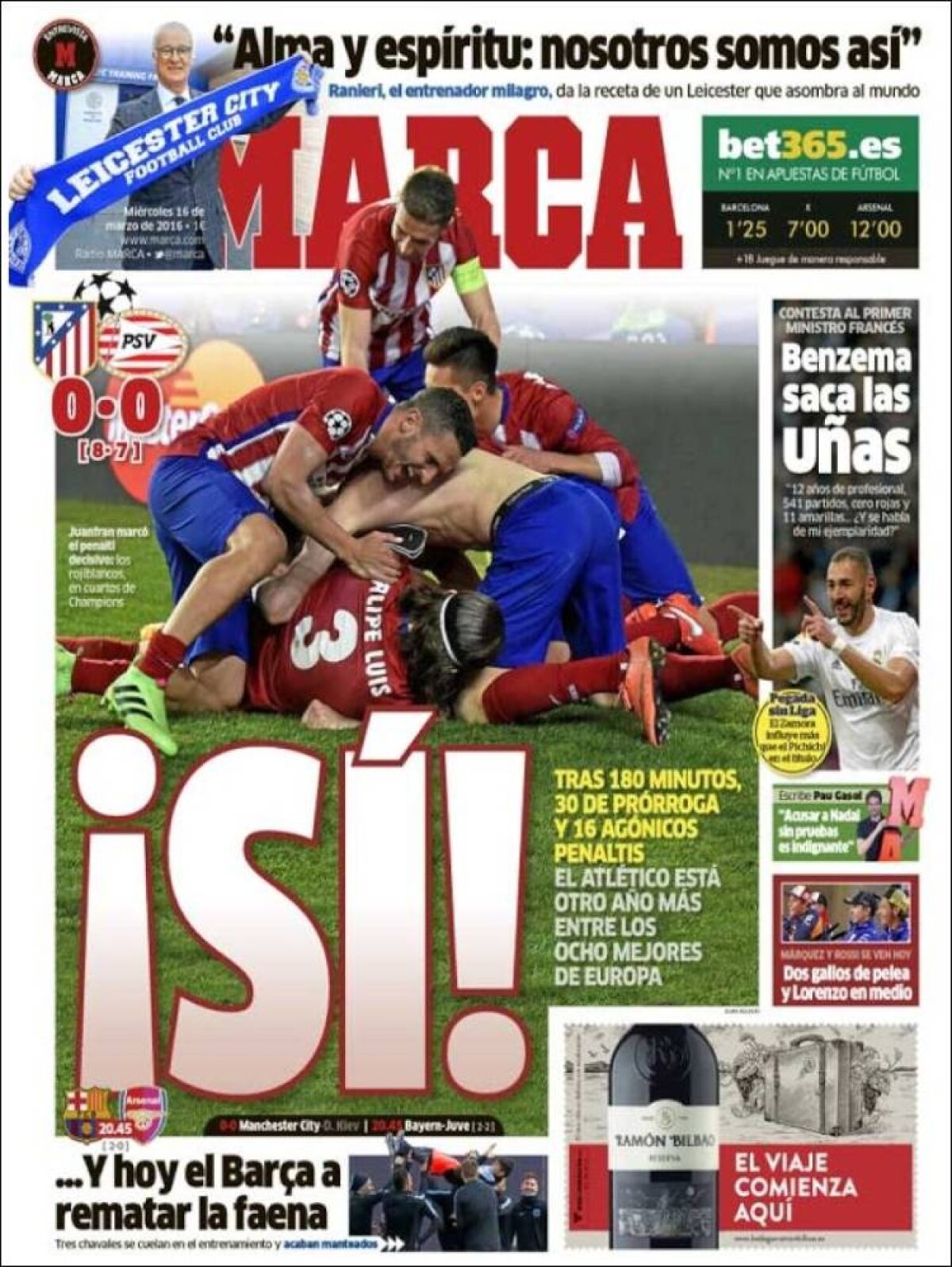 Ce scriu azi ziarele de sport din lume (16 martie 2016)