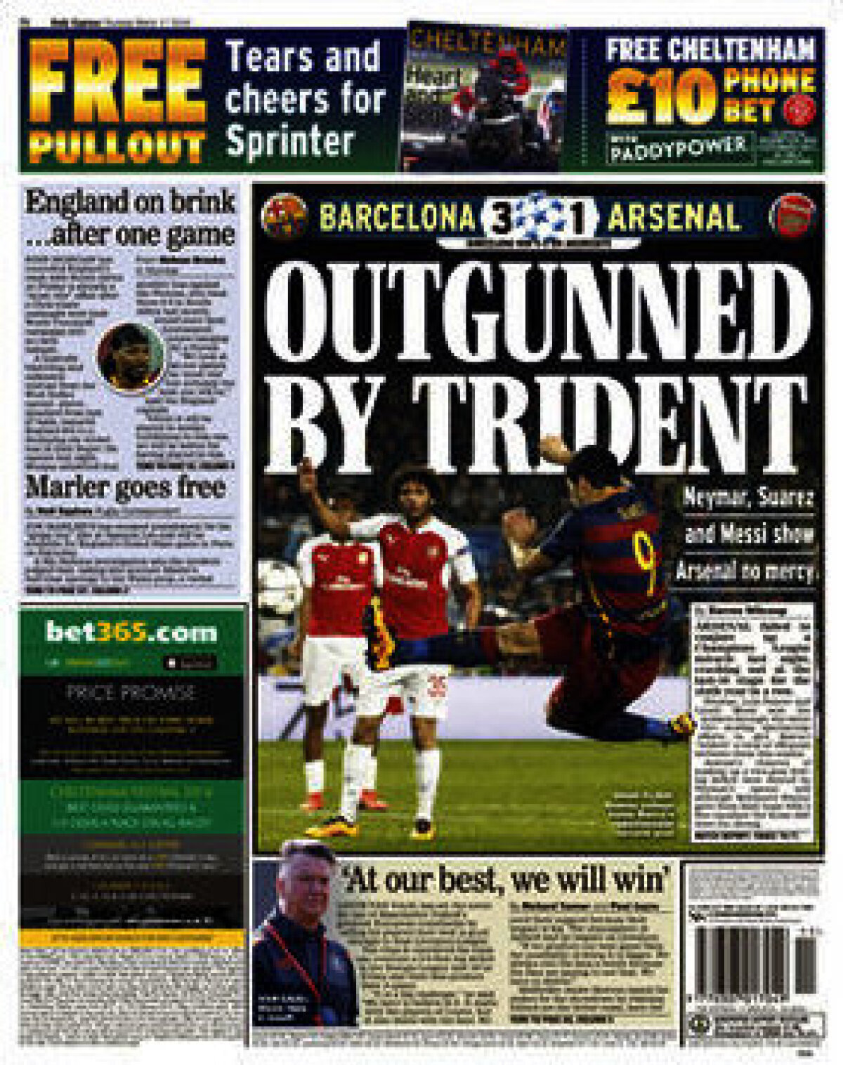 Ce scriu azi ziarele de sport din lume (17 martie 2016)