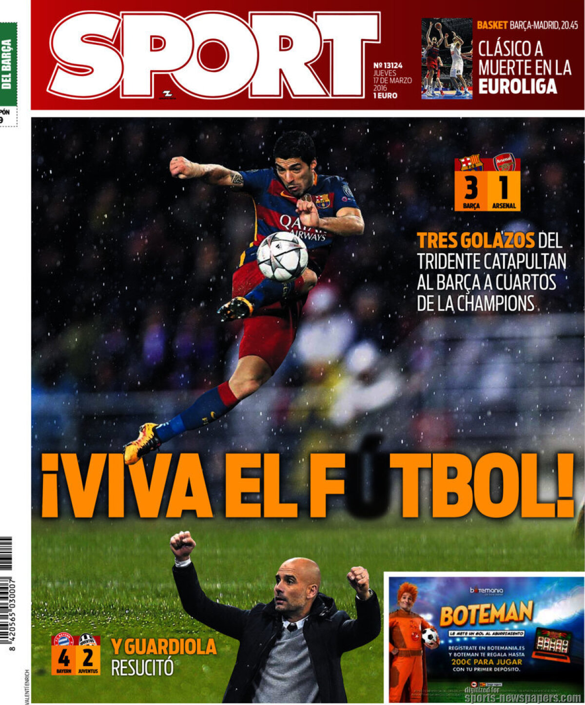 Ce scriu azi ziarele de sport din lume (17 martie 2016)