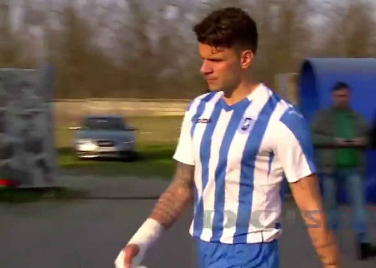 FOTO Un nou caz Rădoi » Un fotbalist de la Craiova s-a răzbunat pe geamul ușii de la vestiar și a ajuns la spital