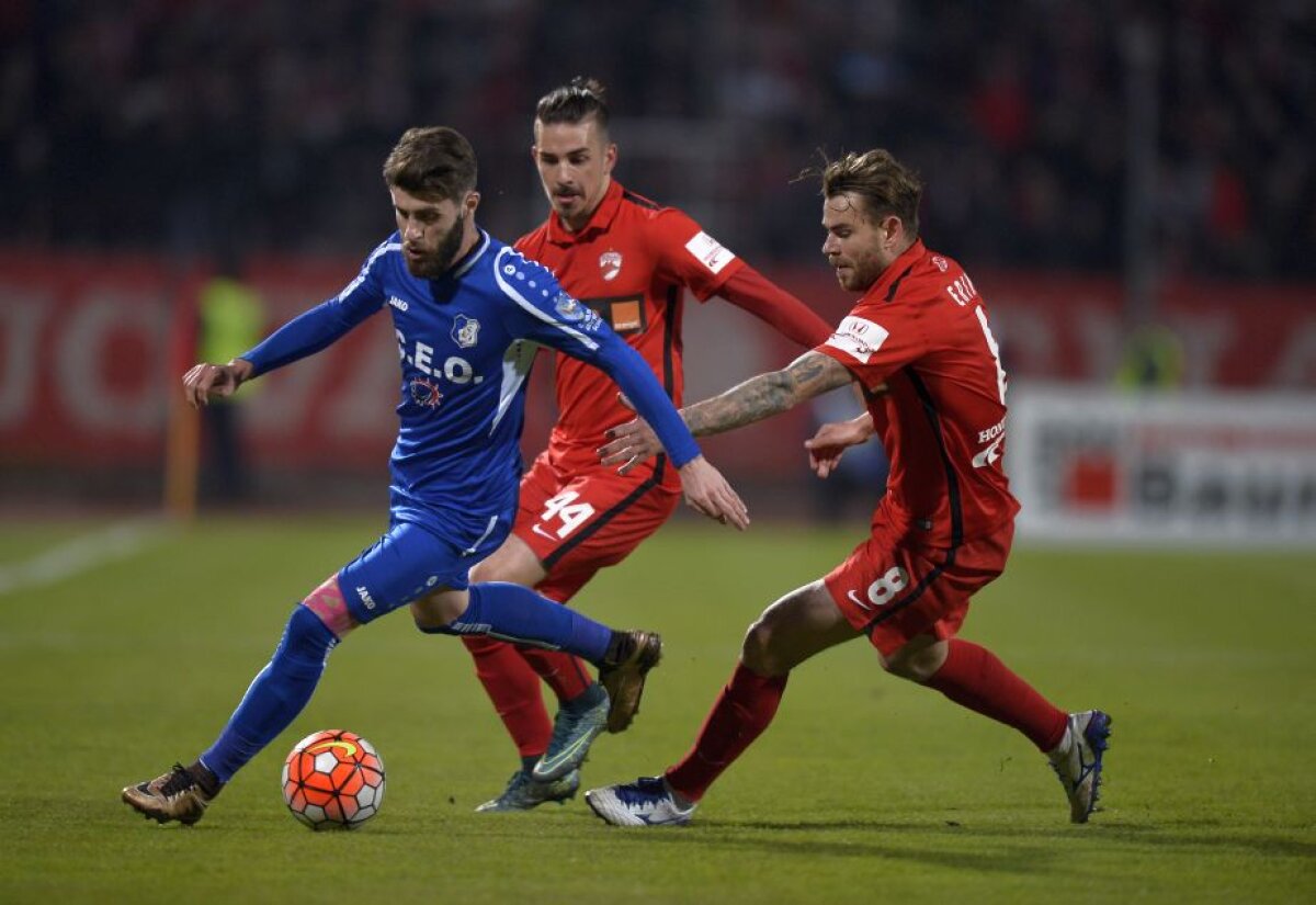 VIDEO+FOTO Dinamo a fost egalată în ultimul minut de Pandurii, 1-1, și a ratat șansa să o ajungă pe Steaua