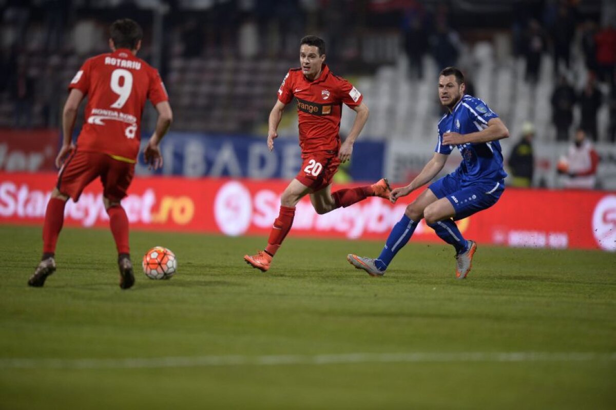 VIDEO+FOTO Dinamo a fost egalată în ultimul minut de Pandurii, 1-1, și a ratat șansa să o ajungă pe Steaua