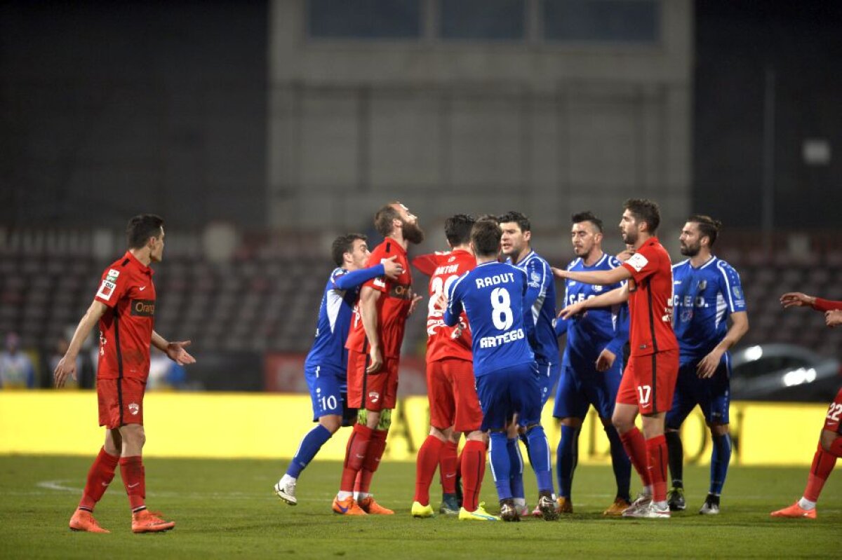 VIDEO+FOTO Dinamo a fost egalată în ultimul minut de Pandurii, 1-1, și a ratat șansa să o ajungă pe Steaua