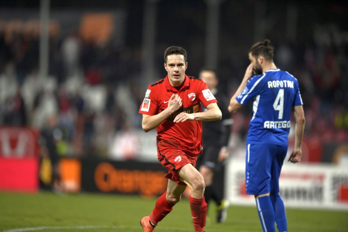 VIDEO+FOTO Dinamo a fost egalată în ultimul minut de Pandurii, 1-1, și a ratat șansa să o ajungă pe Steaua