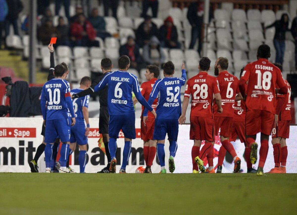 VIDEO+FOTO Dinamo a fost egalată în ultimul minut de Pandurii, 1-1, și a ratat șansa să o ajungă pe Steaua