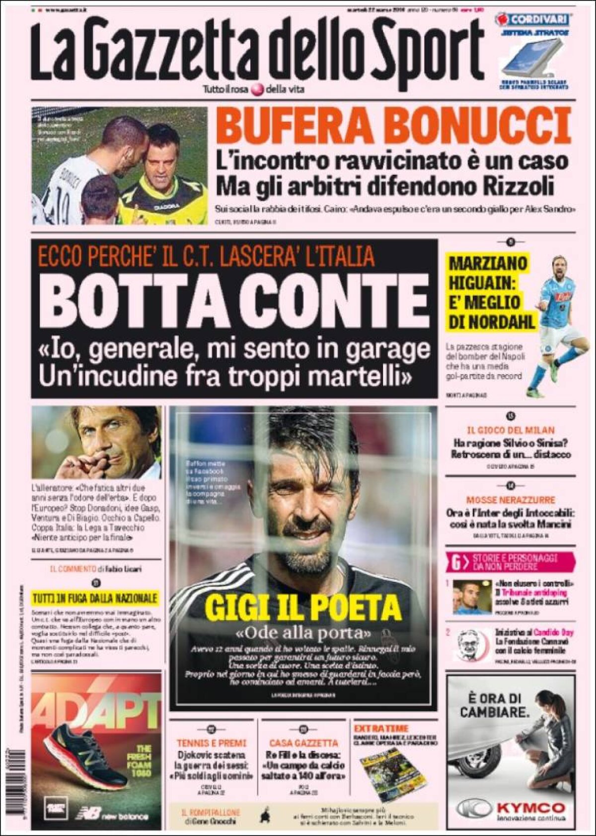 Ce scriu azi ziarele de sport din lume (22 martie 2016)