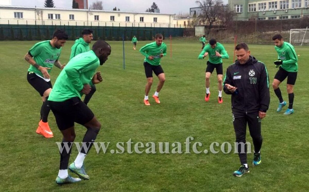 GALERIE FOTO Steaua a făcut primul antrenament din cantonamentul de la Brașov » Un nou sistem revoluționar folosit de Reghe
