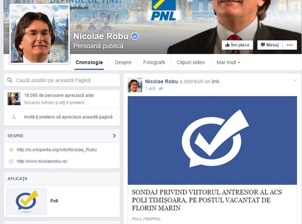 FOTO INCREDIBIL! O echipă din Liga 1 își alege antrenorul printr-un sondaj pe Facebook