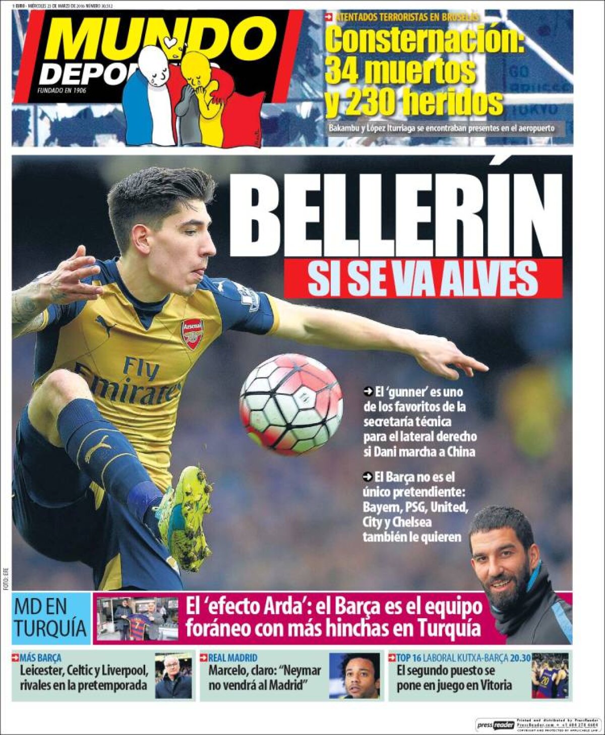 Ce scriu azi ziarele de sport din lume (23 martie 2016)