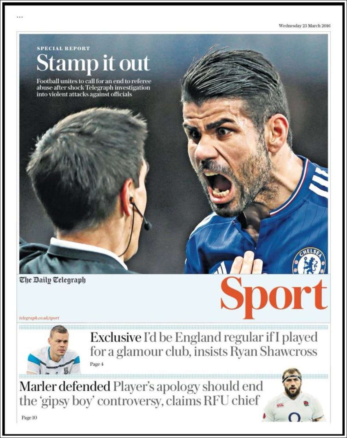 Ce scriu azi ziarele de sport din lume (23 martie 2016)