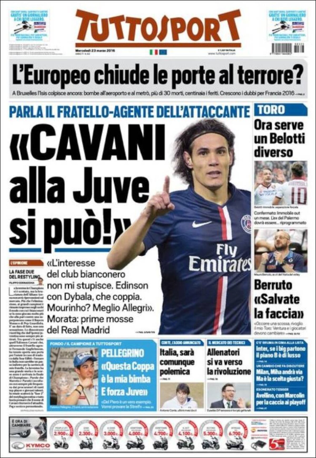 Ce scriu azi ziarele de sport din lume (23 martie 2016)