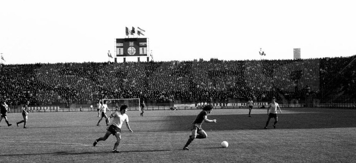 SUPERFOTO Imagini de colecție cu Johan Cruyff pe stadionul Ghencea, la singurul său meci în România » A jucat împotriva Stelei