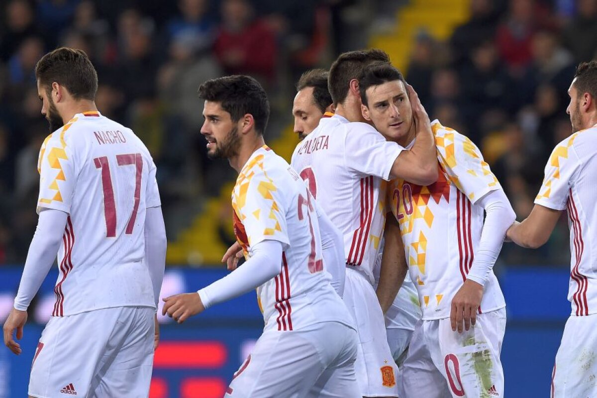 VIDEO + FOTO Spania a remizat cu Italia, 1-1 » Cum a arătat echipa trimisă de viitoarea adversară a României