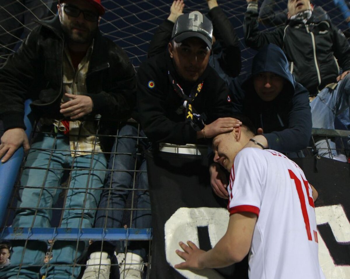 FOTO Meciul-priveghi » Oţelul a retrogradat în "C". A fost, probabil, ultimul meci din istoria unui club pentru care 20 de milioane de euro au funcţionat ca un blestem