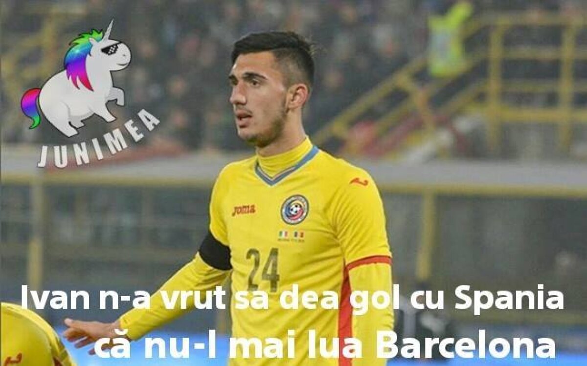 GALERIE FOTO Cele mai reușite meme-uri după România - Spania 0-0 » Am aflat și adevăratul motiv pentru care Ivan n-a dat gol ibericilor :)