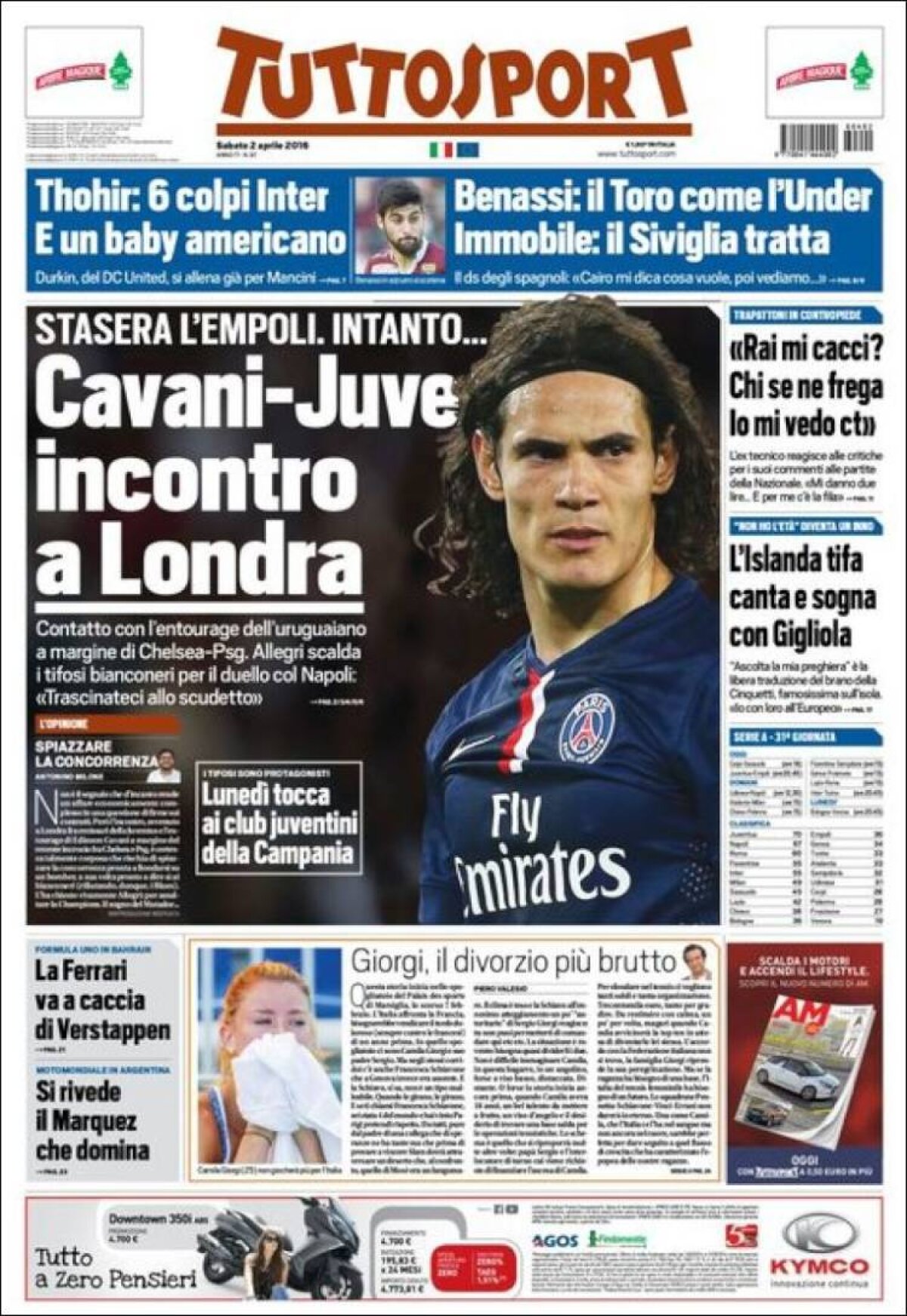 Ce scriu azi ziarele de sport din lume (2 aprilie 2016)