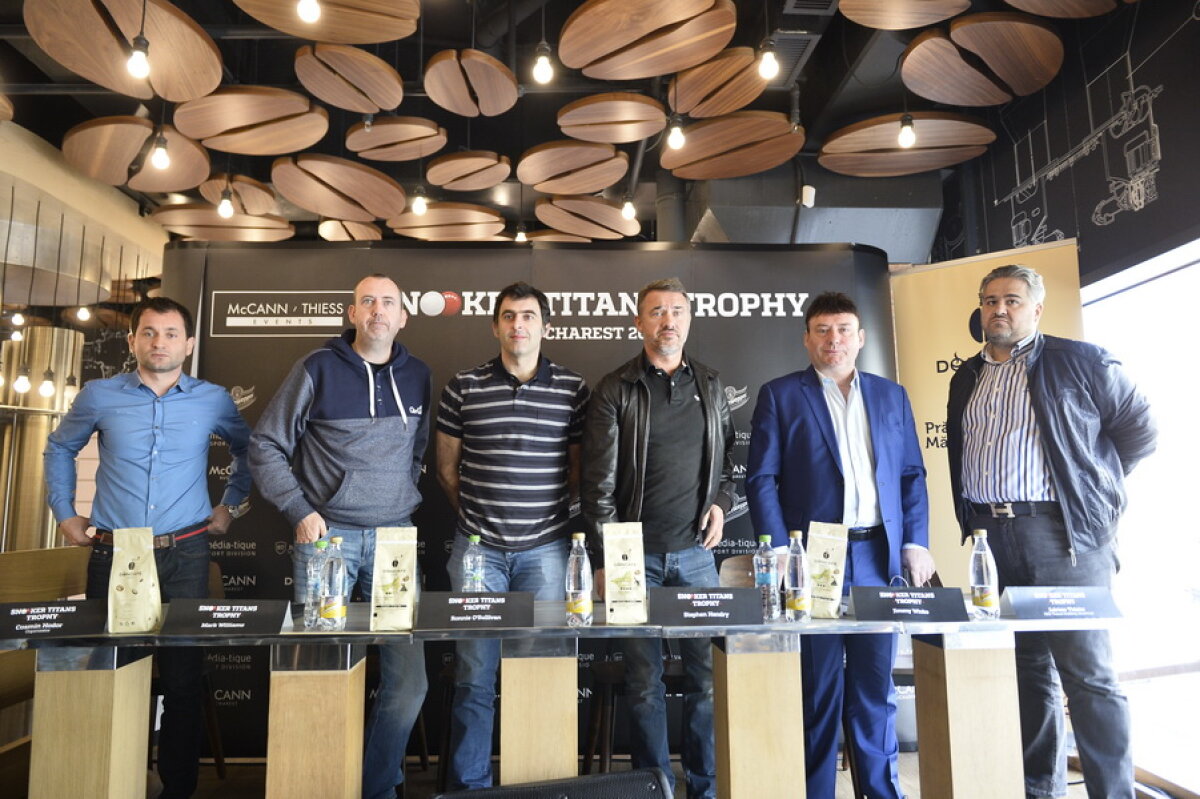  GALERIE FOTO Sute de fani au luat cu asalt un mall din București pentru a obține un autograf de la campionii mondiali din snooker!