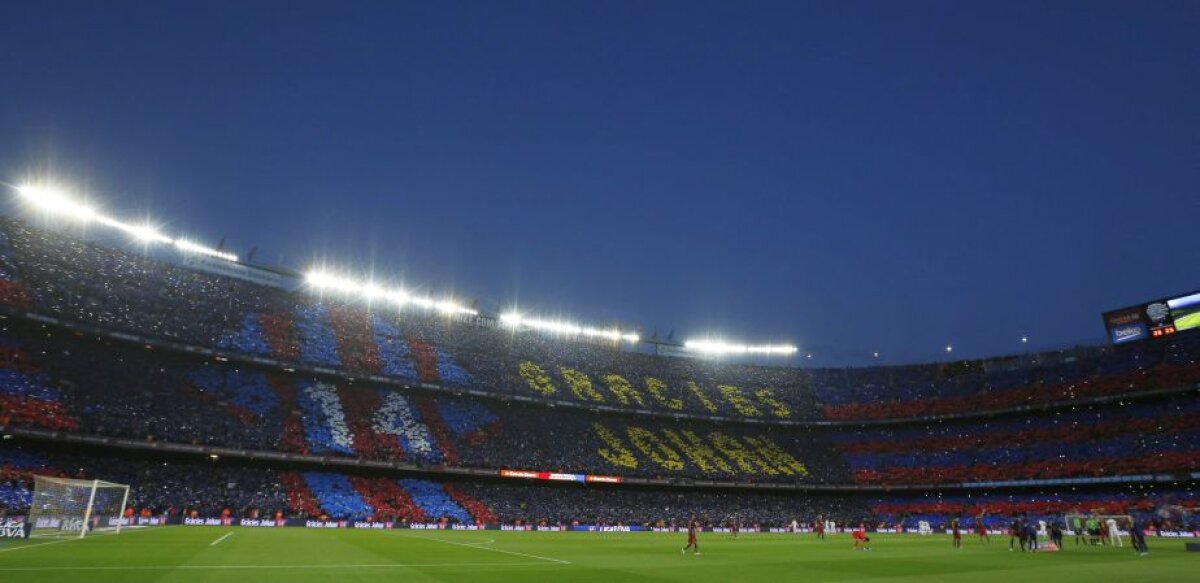 VIDEO + FOTO Atmosferă incredibilă la El Clasico! Suporterii Barcelonei au creat o coregrafie senzațională în memoria lui Cruyff