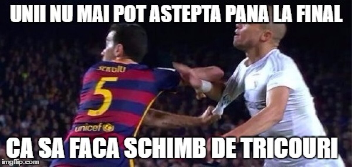 FOTO Cele mai tari meme-uri după El Clasico! Dansul lui Ronaldo, dispariția lui Messi și cum putea face diferența Andrei Ivan :D
