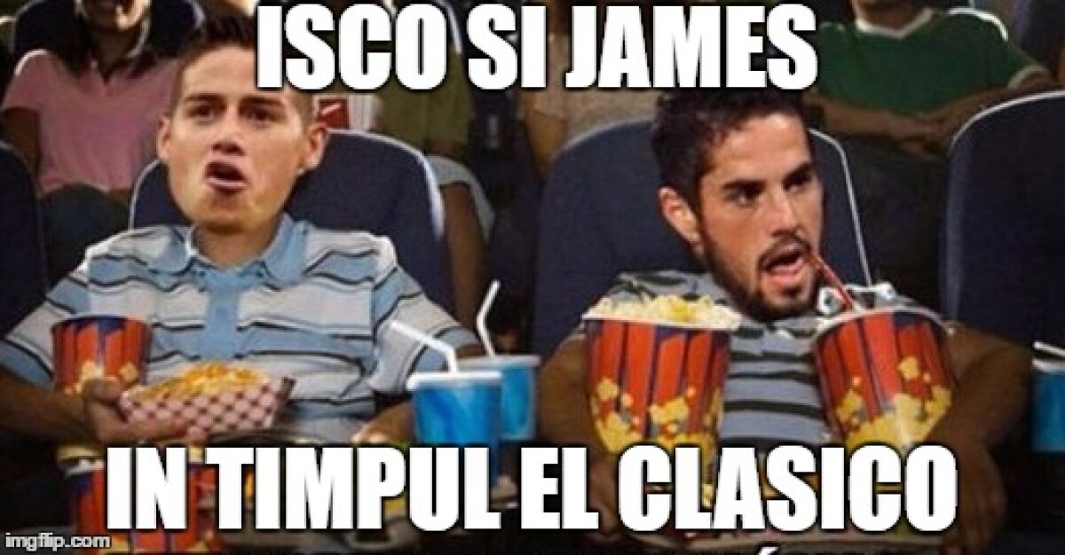 FOTO Cele mai tari meme-uri după El Clasico! Dansul lui Ronaldo, dispariția lui Messi și cum putea face diferența Andrei Ivan :D