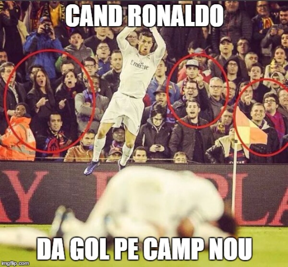 FOTO Cele mai tari meme-uri după El Clasico! Dansul lui Ronaldo, dispariția lui Messi și cum putea face diferența Andrei Ivan :D