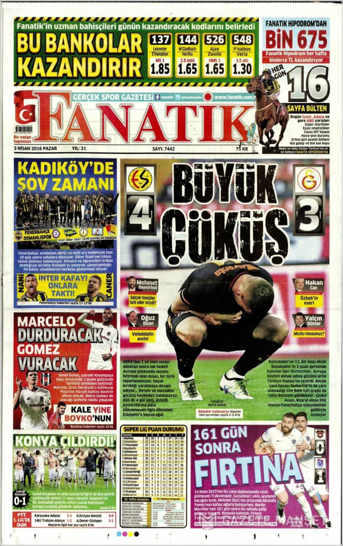 Ce scriu azi ziarele de sport din lume (3 aprilie 2016)