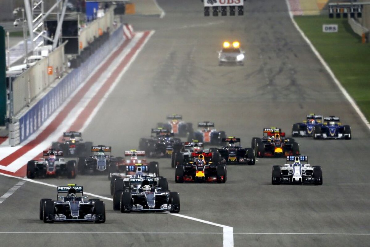 FOTO Nico Rosberg se impune în Bahrain! » Vettel și Hamilton au avut de suferit după un start nebun