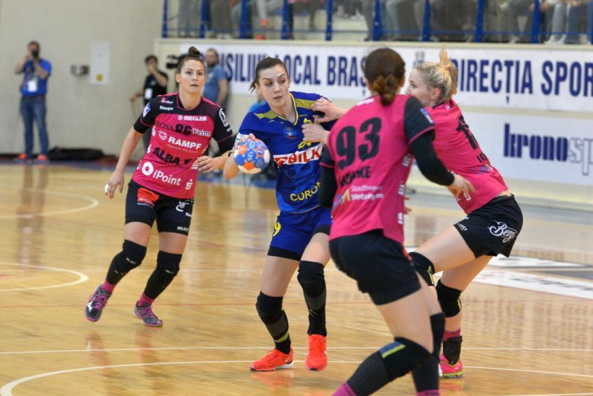GALERIE FOTO Înfrângere pentru Corona Brașov » Româncele au pierdut manșa tur a semifinalelor Cupei EHF
