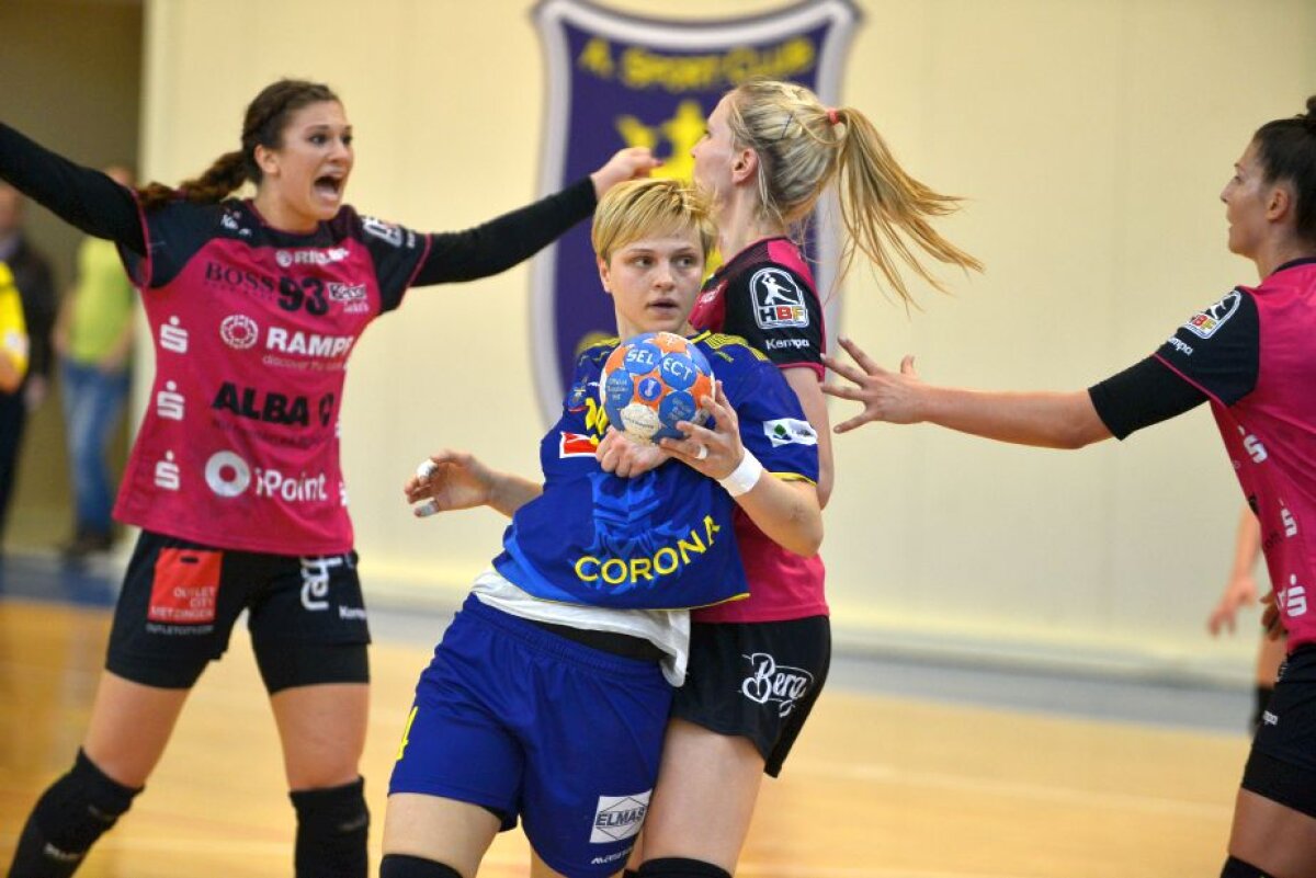 GALERIE FOTO Înfrângere pentru Corona Brașov » Româncele au pierdut manșa tur a semifinalelor Cupei EHF