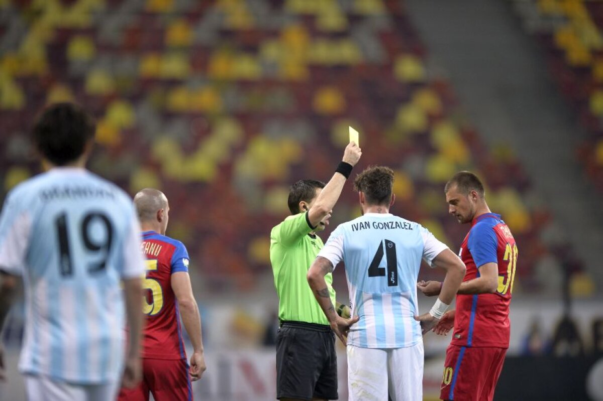  GALERIE FOTO Scandal pe teren la Steaua - ASA » De la ce a pornit totul. A fost nevoie de intervenția stewarzilor