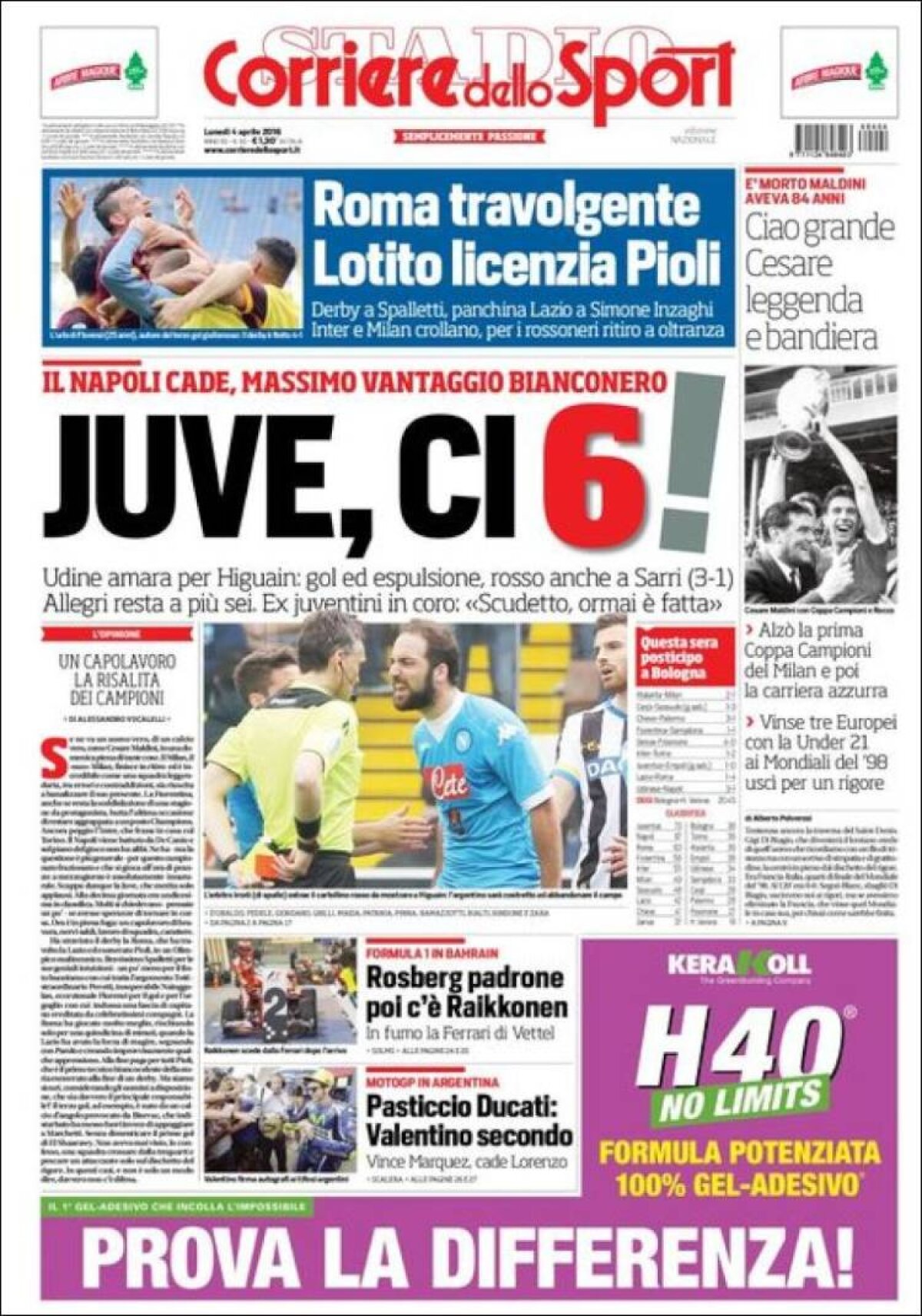 Ce scriu azi ziarele de sport din lume (4 aprilie 2016)