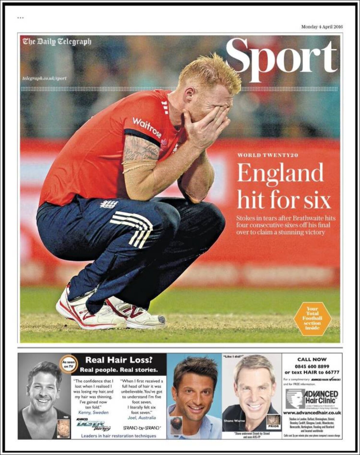 Ce scriu azi ziarele de sport din lume (4 aprilie 2016)