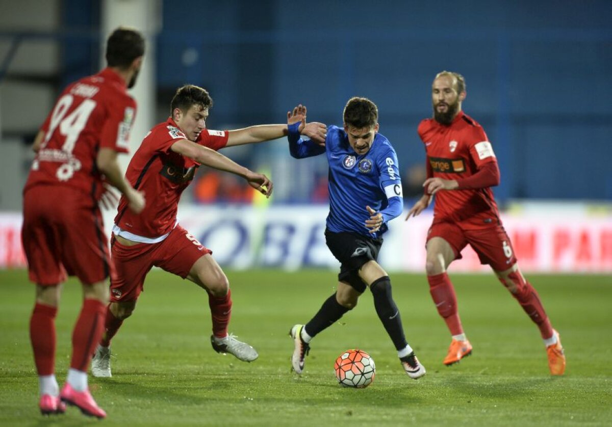 VIDEO+FOTO Dinamo întoarce pe terenul Viitorului și reușește prima victorie în play-off, 2-1!