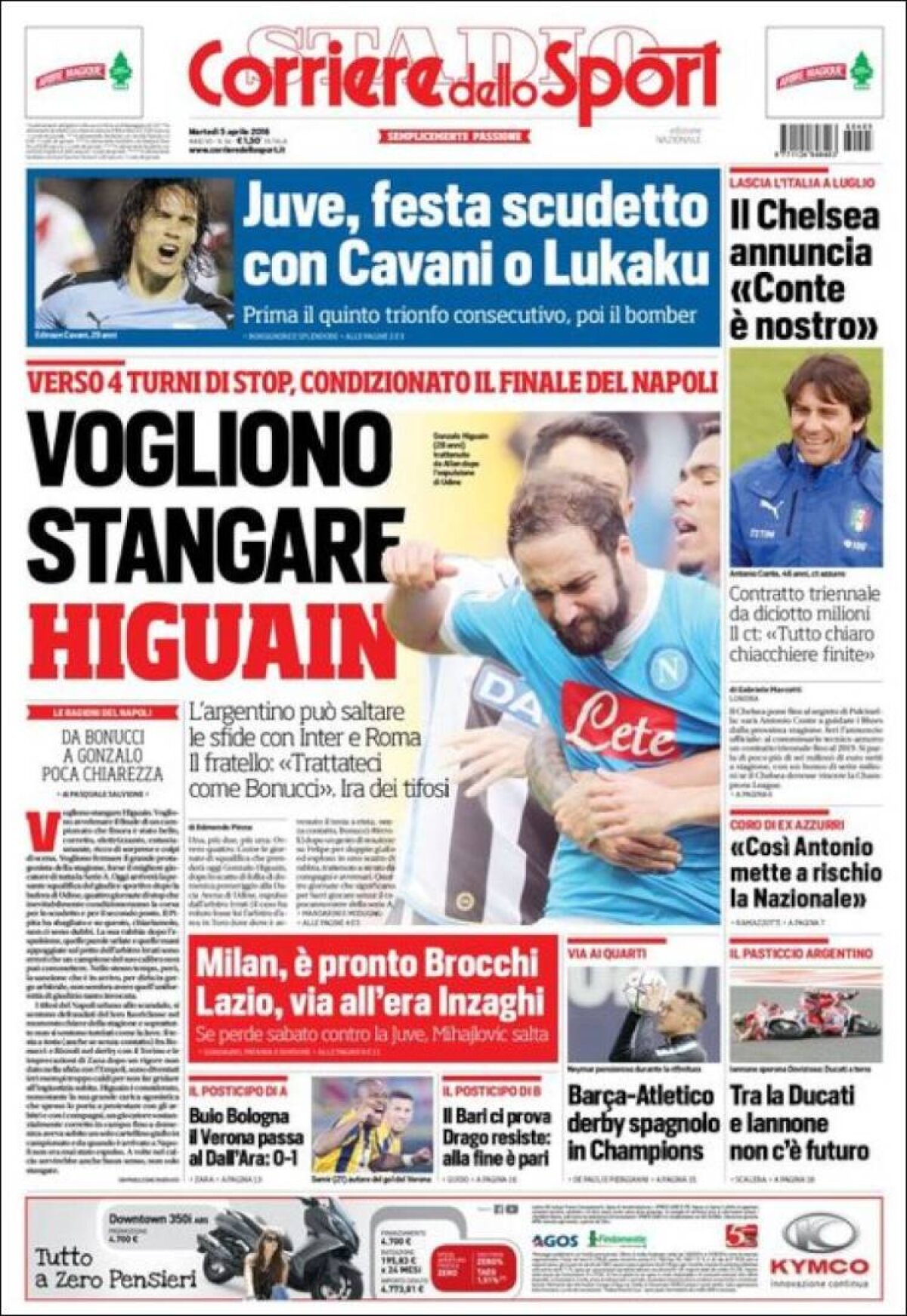 Ce scriu azi ziarele de sport din lume (5 aprilie 2016)