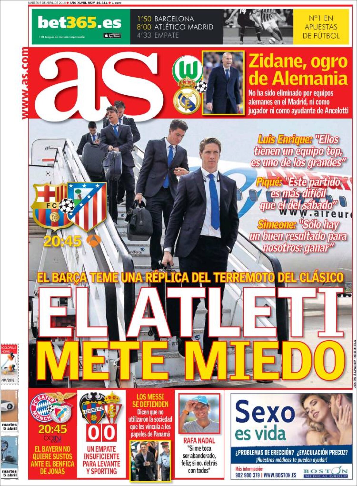 Ce scriu azi ziarele de sport din lume (5 aprilie 2016)