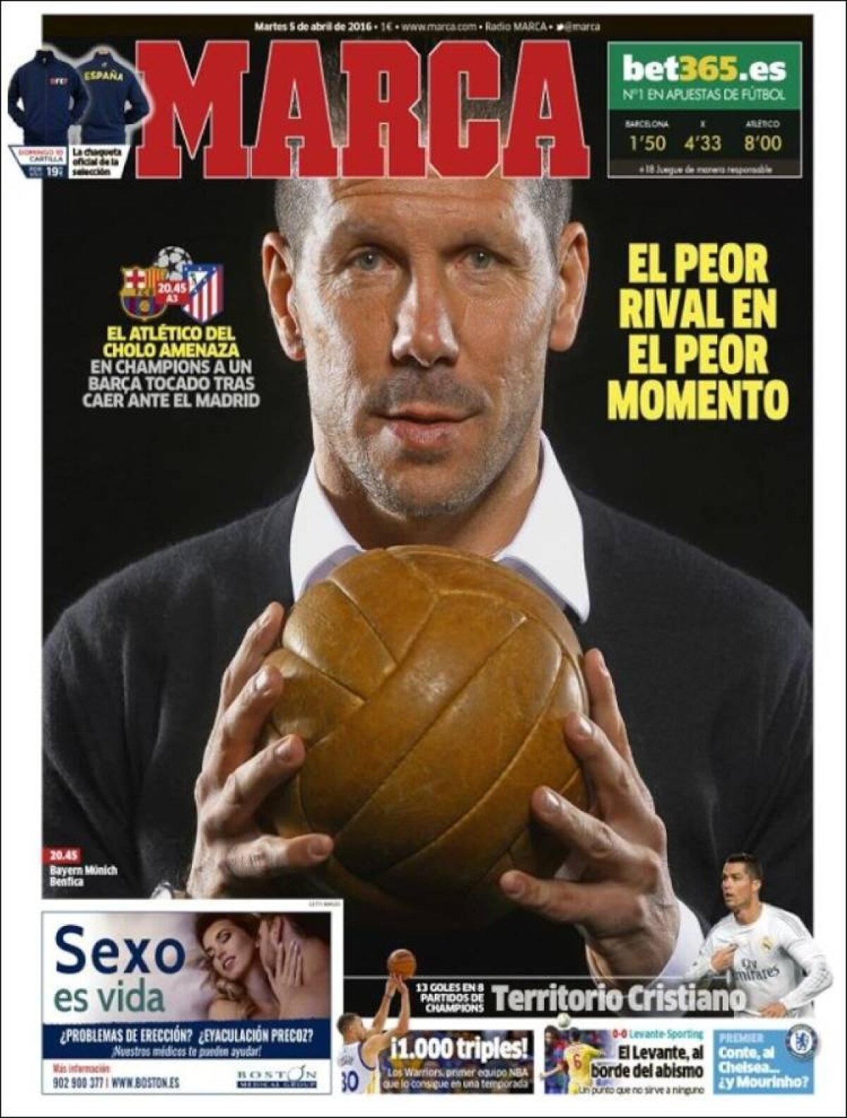 Ce scriu azi ziarele de sport din lume (5 aprilie 2016)