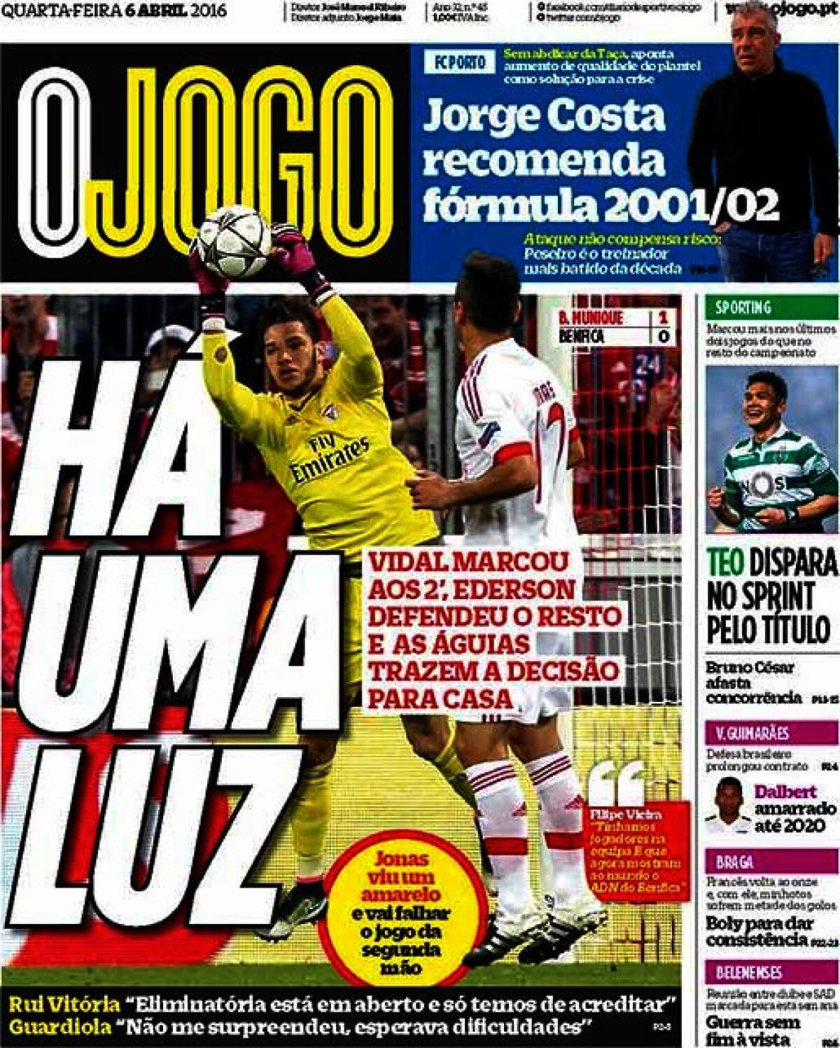 Ce scriu azi ziarele de sport din lume (6 aprilie 2016)