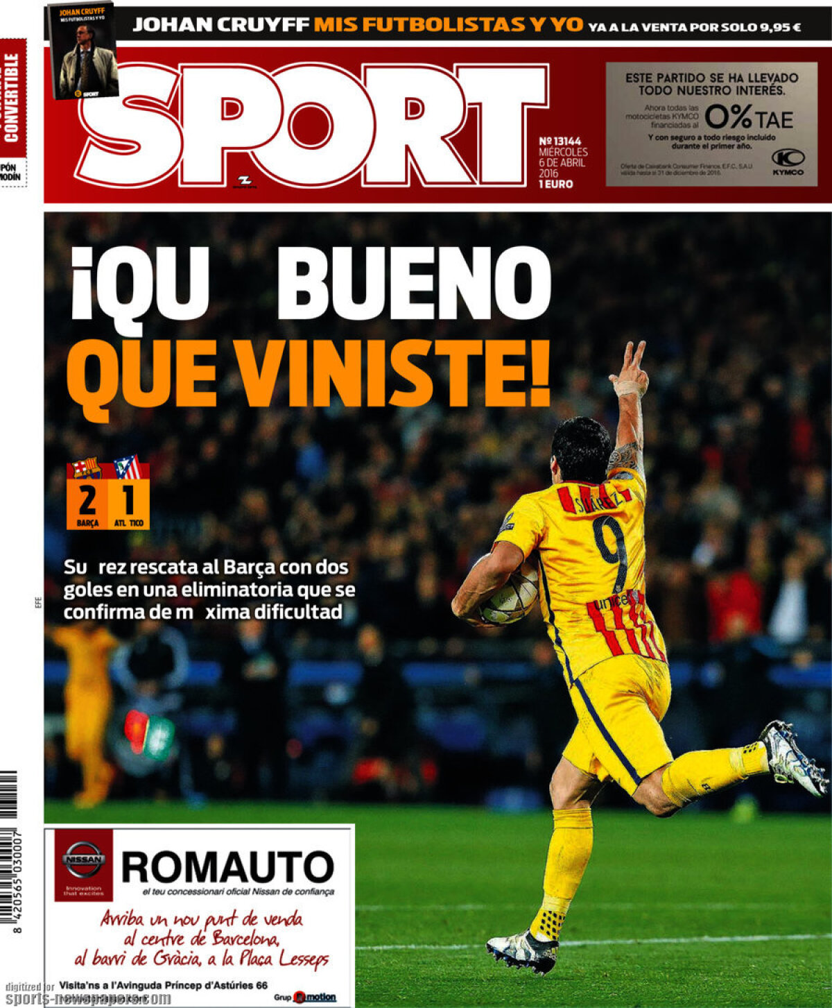 Ce scriu azi ziarele de sport din lume (6 aprilie 2016)