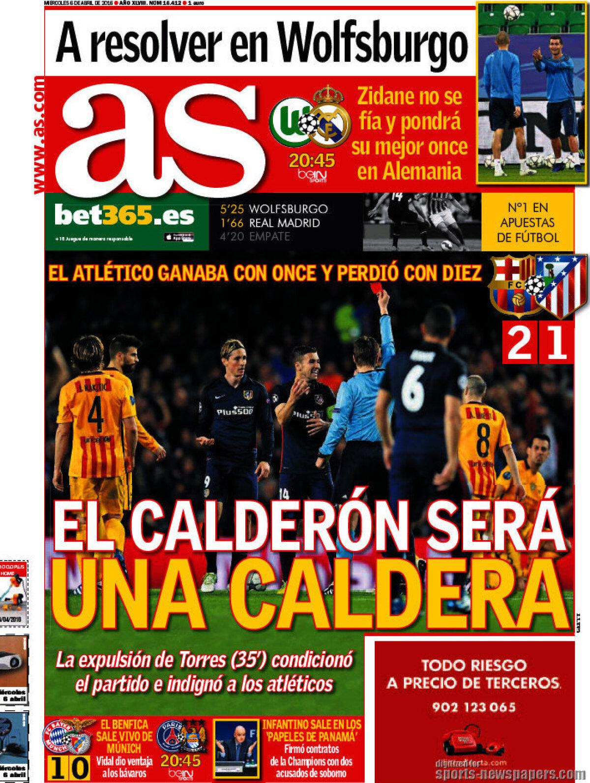 Ce scriu azi ziarele de sport din lume (6 aprilie 2016)