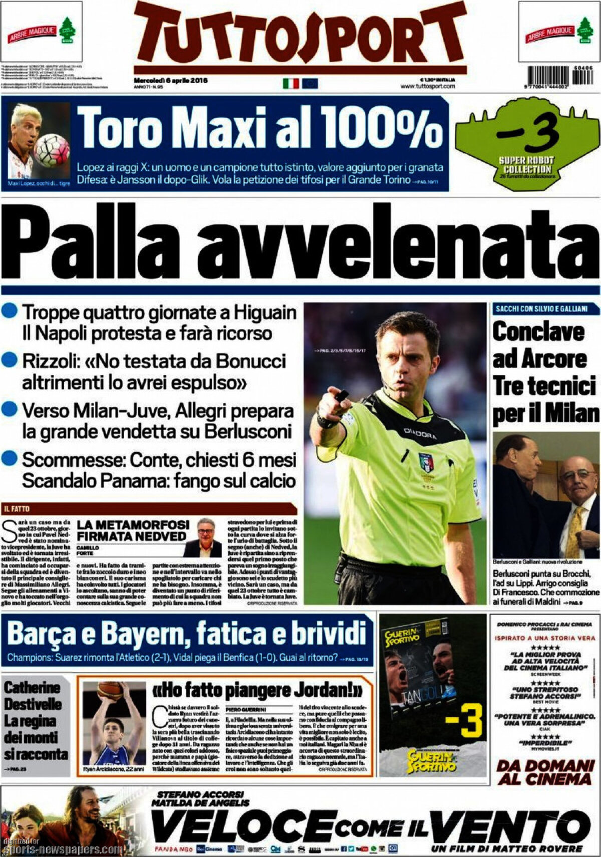 Ce scriu azi ziarele de sport din lume (6 aprilie 2016)