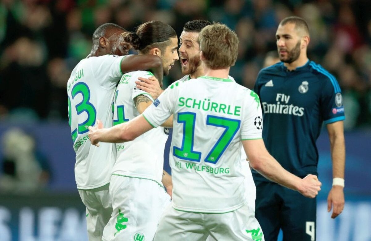  VIDEO și FOTO Victorie fabuloasă a lui Wolfsburg cu Real Madrid! Meci spectaculos între PSG și City