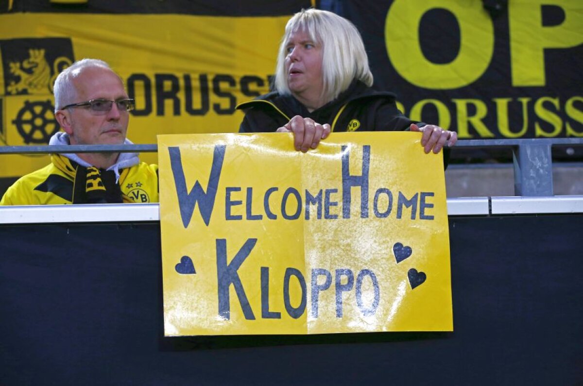VIDEO+FOTO Momente emoționante la revenirea lui Klopp la Dortmund » Cum a fost primit de suporterii Borussiei