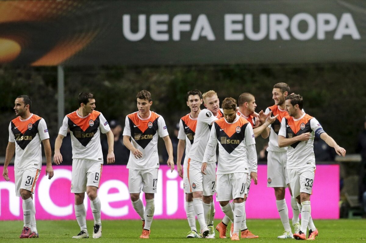 VIDEO + FOTO Toate rezultatele din Europa League » Victorie mare pentru Șahtior + egal în meciul Dortmund - Liverpool