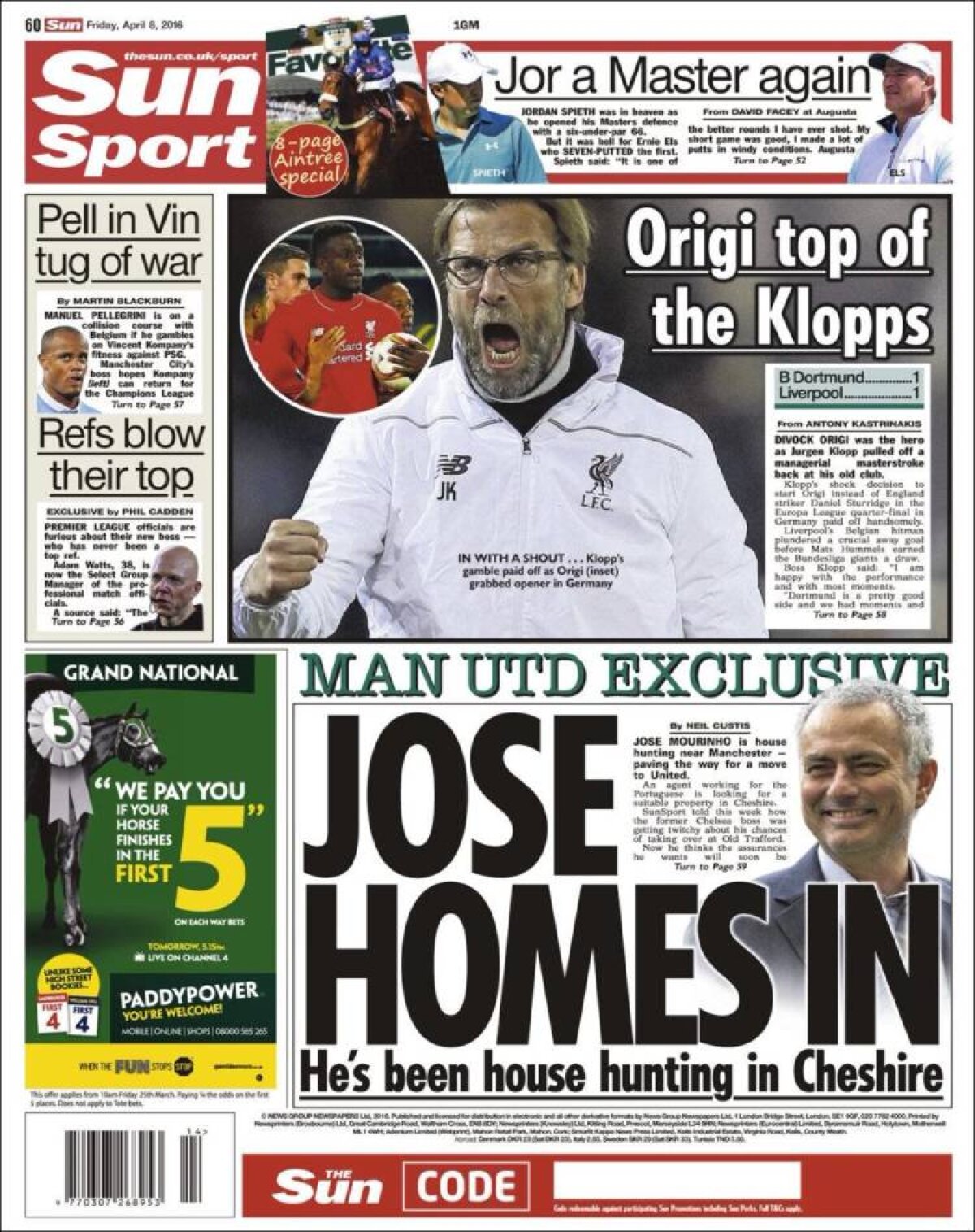 Ce scriu azi ziarele de sport din lume (8 aprilie 2016)