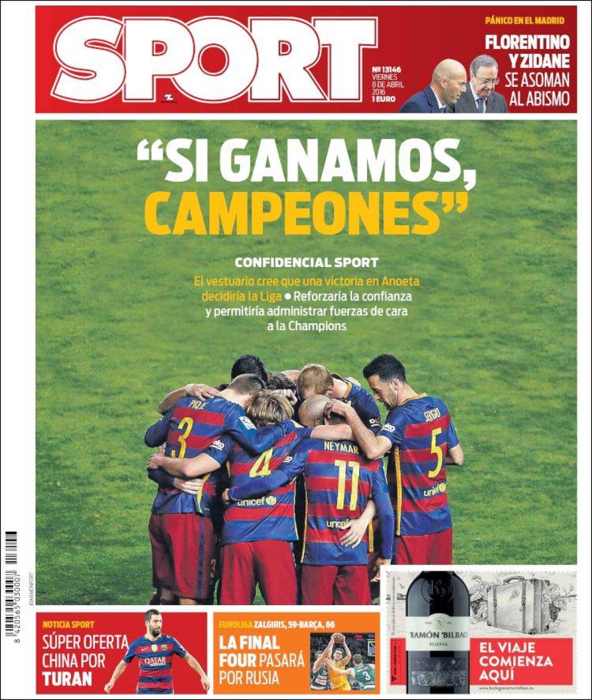 Ce scriu azi ziarele de sport din lume (8 aprilie 2016)