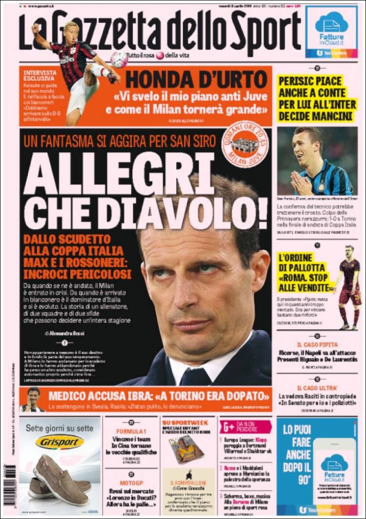 Ce scriu azi ziarele de sport din lume (8 aprilie 2016)