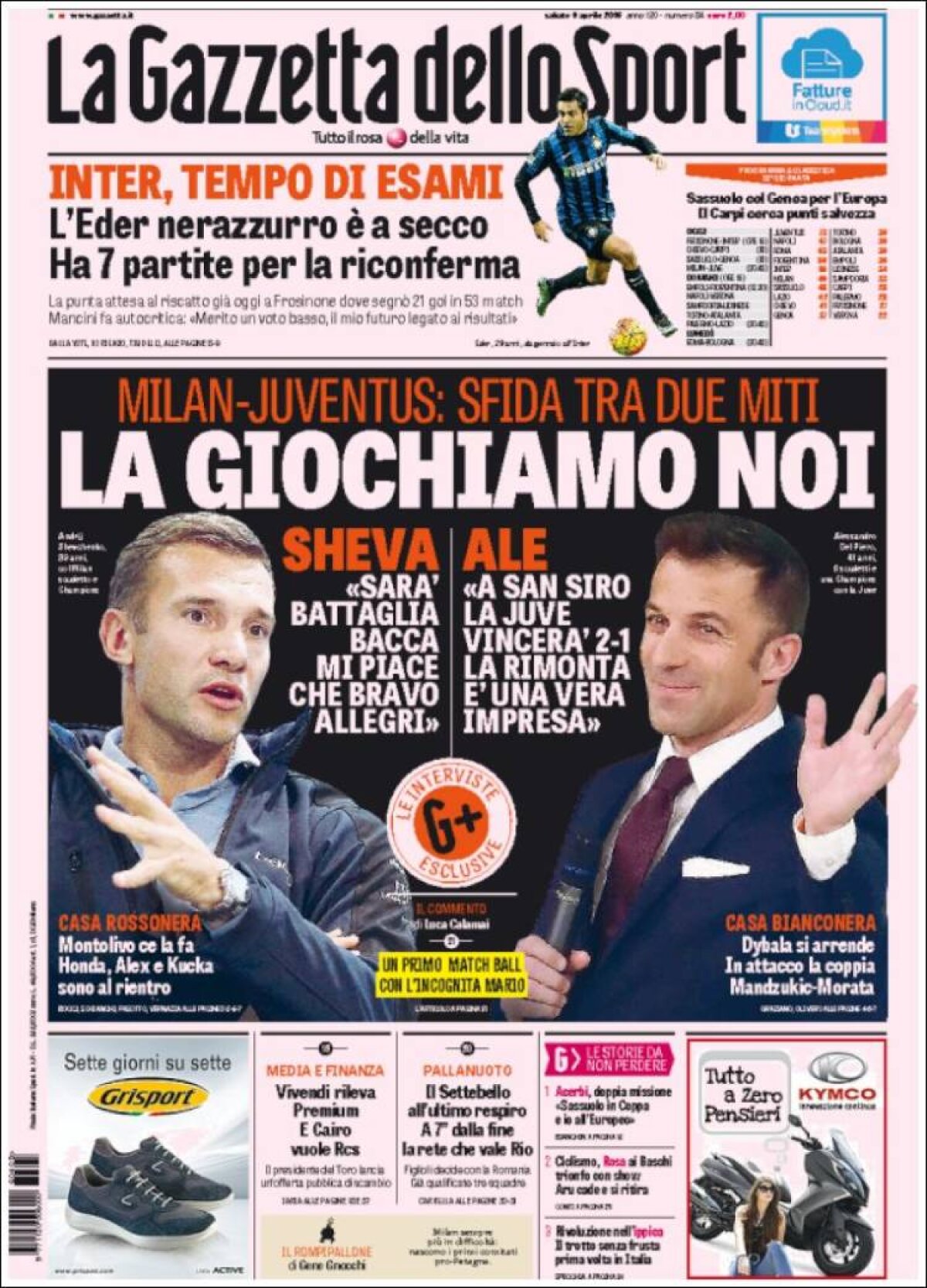 Ce scriu azi ziarele de sport din lume (9 aprilie 2016)