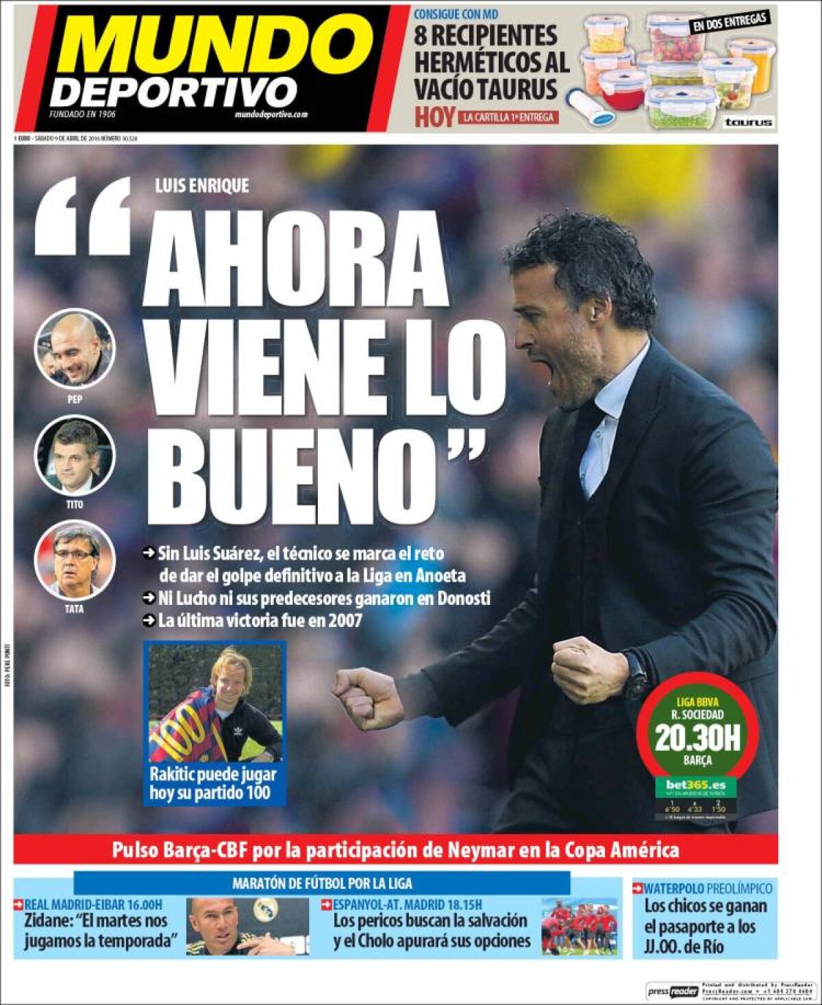 Ce scriu azi ziarele de sport din lume (9 aprilie 2016)