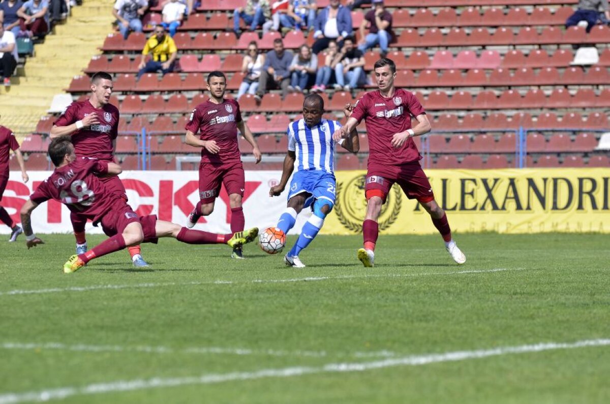 VIDEO CSU Craiova - CFR Cluj 1-1 » Fotbal doar în primele și ultimele minute