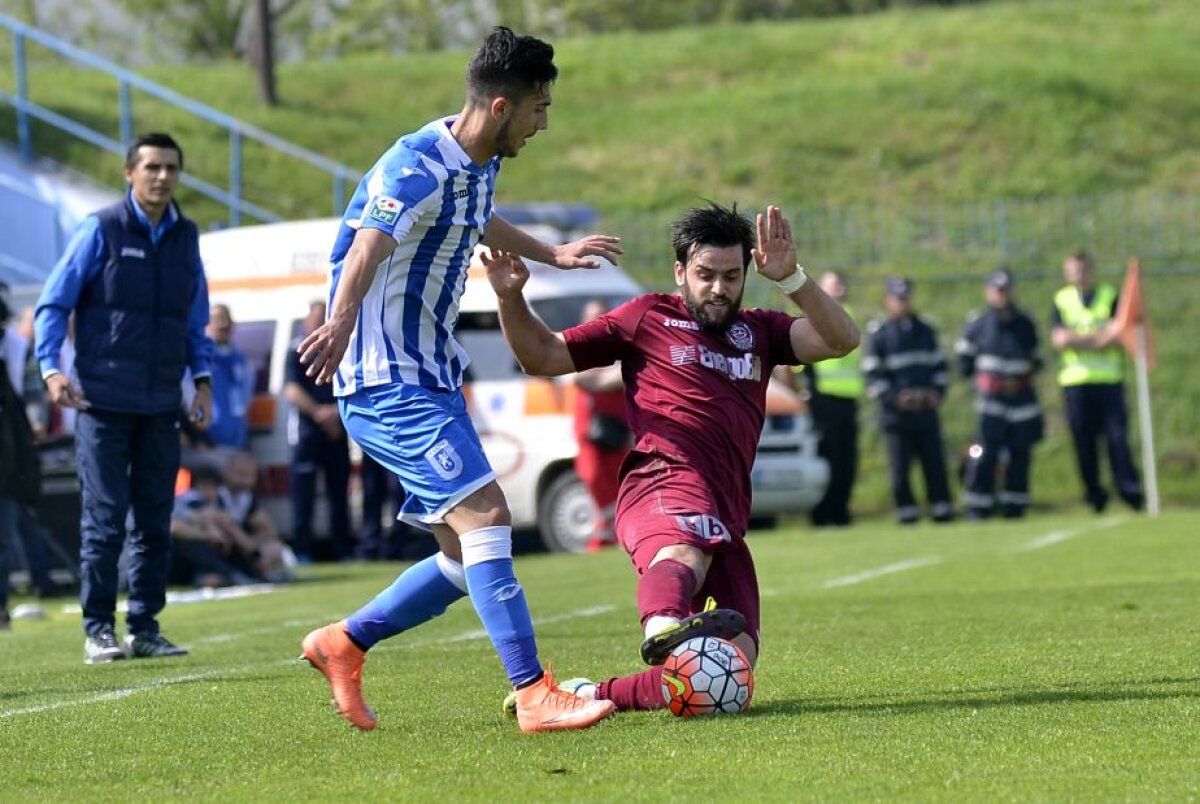 VIDEO CSU Craiova - CFR Cluj 1-1 » Fotbal doar în primele și ultimele minute